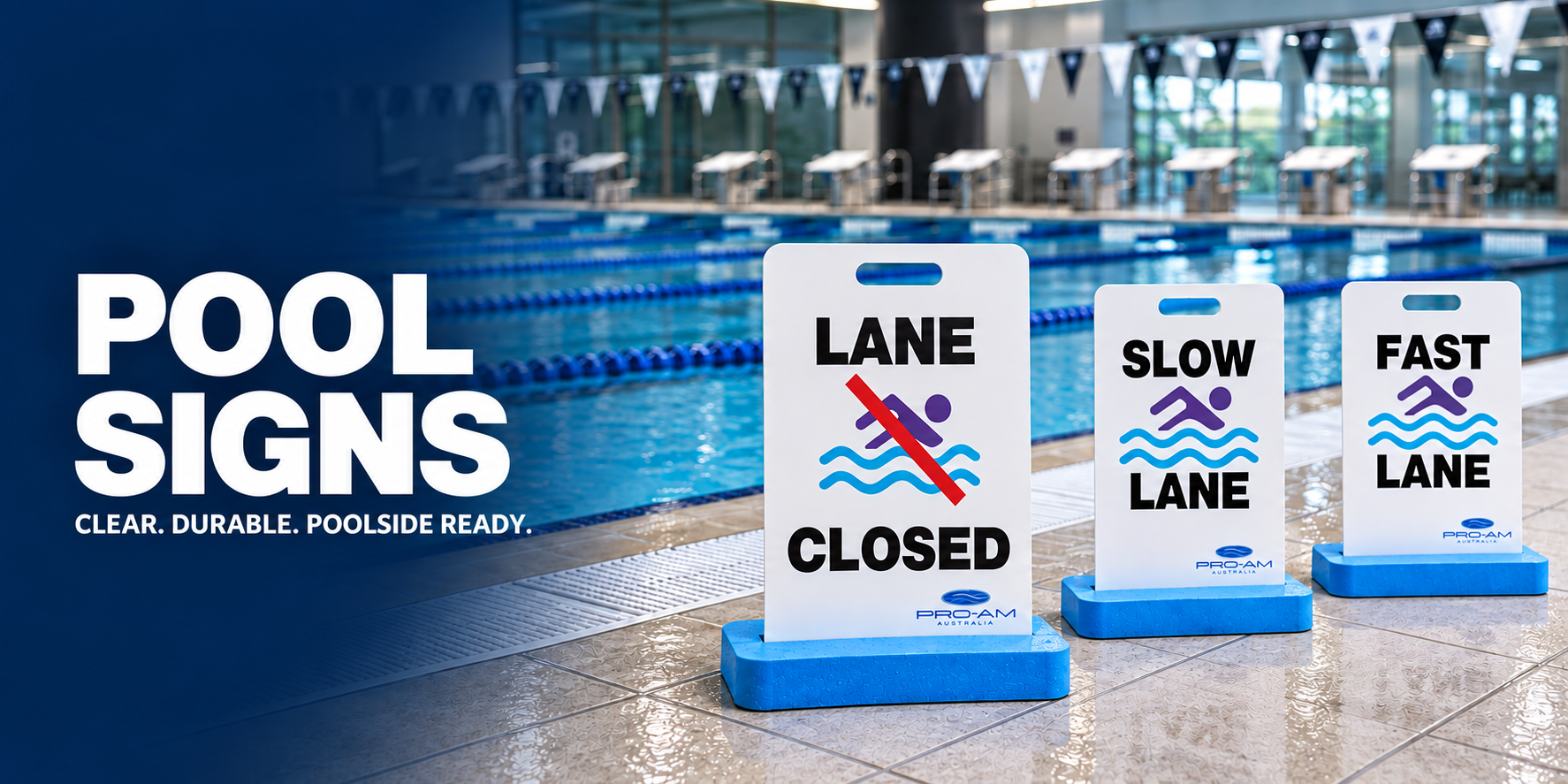 Pool Signs Banner